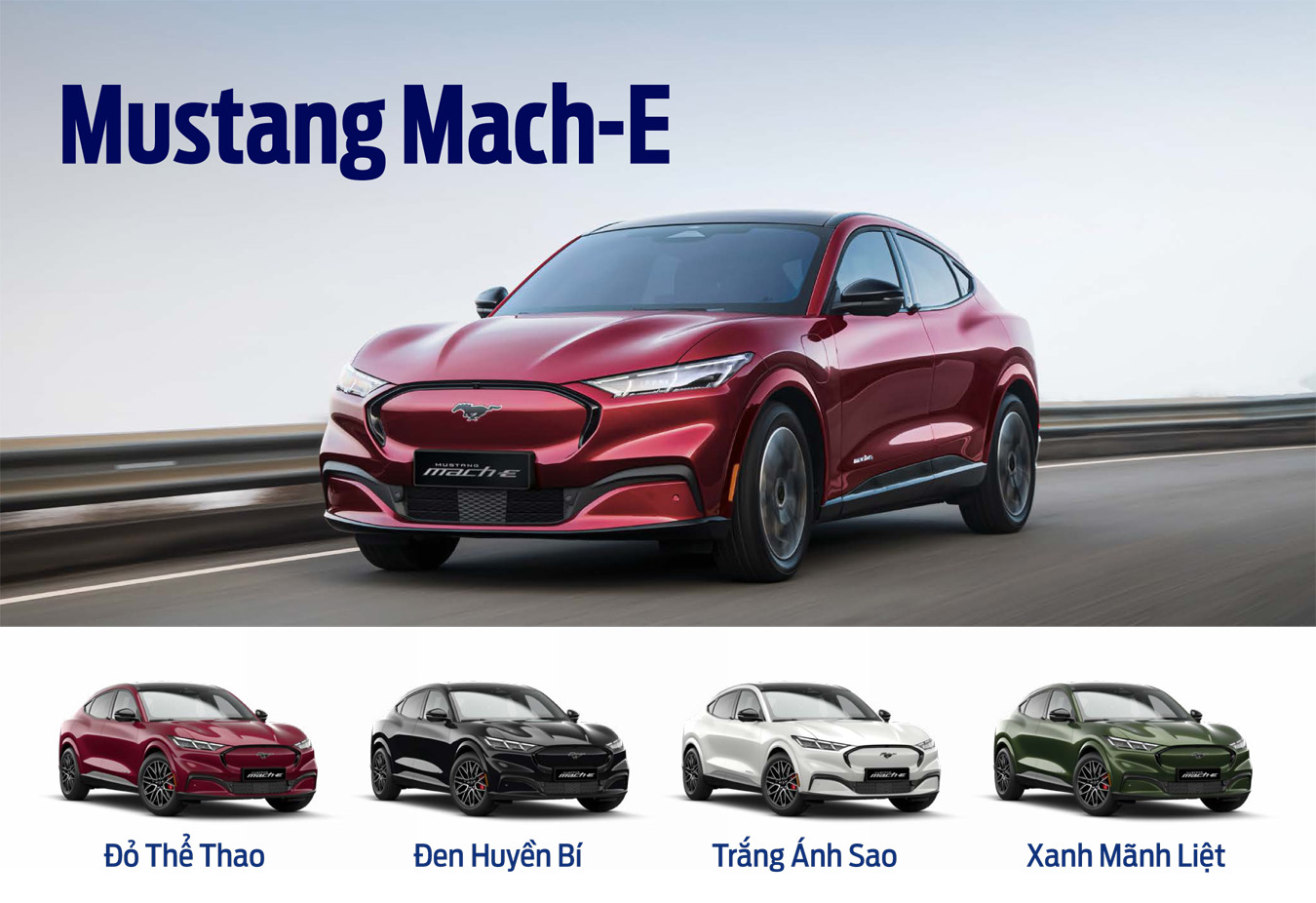 Màu xe Ford Mustang Mach-E Premium AWD